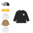 THE NORTH FACE(ザ・ノース・フェイス) ロングスリーブ スモール スクエア ロゴ ティー ベビー NTB32357 全4色 全2サイズ(4)