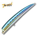 タックルハウス(TACKLE HOUSE) Tuned K-TEN リップレスミノー フローティング 120mm No.111 SH×イワシ TKLM-120