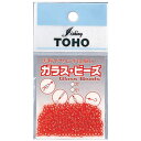 東邦産業 ガラスビーズ 小 レッド