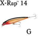 Rapala(ラパラ) SXR14 X-RAP 14cm G(ゴールド) SXR14