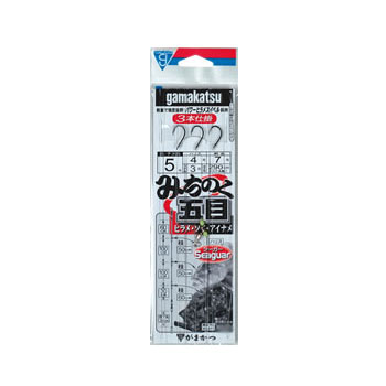 がまかつ(Gamakatsu) みちのく五目仕掛 5号 黒 HS-011