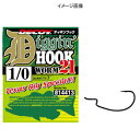 カツイチ(KATSUICHI) ディギンフック ワーム21 #5/0 NS Black