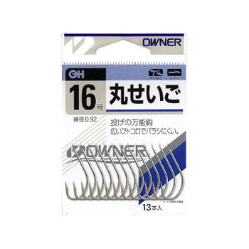 オーナー針 OH丸せいご 16号 金 10610