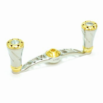 リブレ(LIVRE) フルコンプ クランク ダイワ用 左巻き 90mm TIG(チタン×ゴールド) FLDK90-A0-TIG