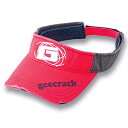GEECRACK(ジークラック) ダメージサンバイザー フリー レッド GEE-SU02D