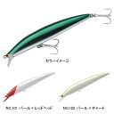 タックルハウス(TACKLE HOUSE) K-TEN セカンドジェネレーション K2F142 T-2 142mm NO.102 パール×チャート