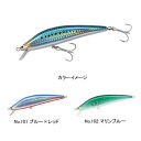 タックルハウス(TACKLE HOUSE) K-TEN ブルーオーシャン フローティング 175mm No.101 ブルー×レッド BKF-175