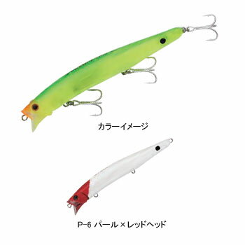 タックルハウス(TACKLE HOUSE) コンタクト フィードシャロー プラス 128mm P-6 パール×レッドヘッド FEEDSHALLOWPLUS