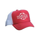 スミス(SMITH LTD) ホワイトメッシュキャップ フリー レッド SM-WRDWH