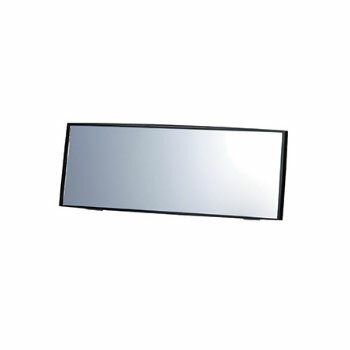 カーメイト(CAR MATE) 車用 ルームミラー 3000R ミラー ミニバン用 クローム鏡 縦290mm BLACK(ブラック..