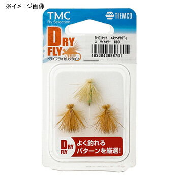 ティムコ(TIEMCO) 完成品フライセット ドライフライセレクション D-03セット#14 エルクヘアカディス ライトカラー 138000000011