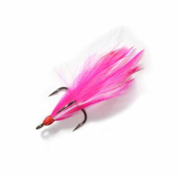 メガバス(Megabass) SLOWL FEATHER HOOK(スロウフェザーフック) #2 ピンク×ホワイト