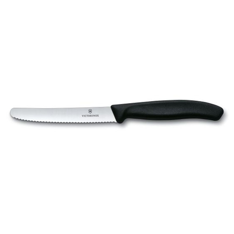 VICTORINOX(ビクトリノックス) 【国内正規品】トマト ベジタブルナイフ ブラック 6.7833E