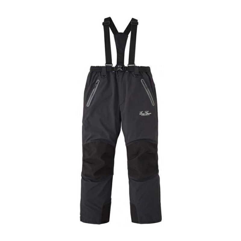 エバーグリーン(EVERGREEN) EG ストレッチ・ロング レインパンツ L ブラック