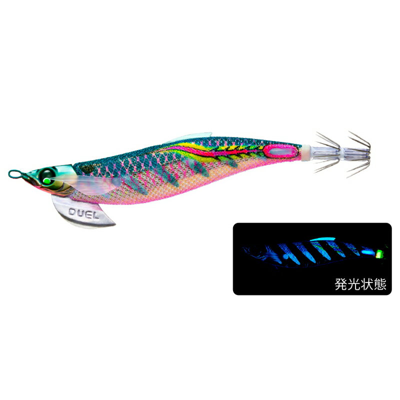 デュエル(DUEL) EZ-Q フィンプラス ランガン 3.5号 BLGB(ブルー夜光ゴールドブルー) A1746-BLGB