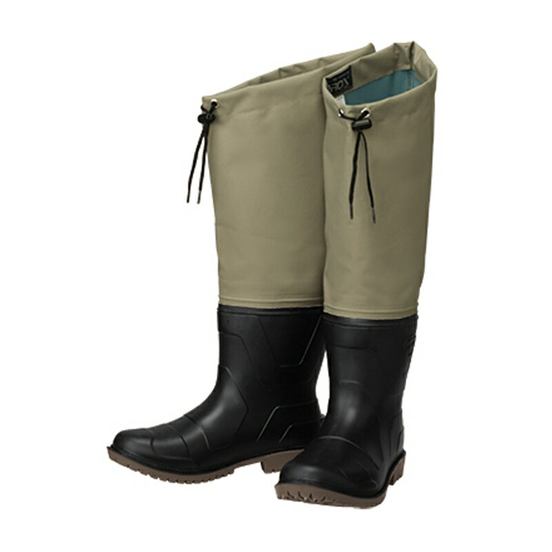 プロックス(PROX) テフロンポリエステルウェダーブーツラジアルソール M グリーンベージュ PX338Mのサムネイル