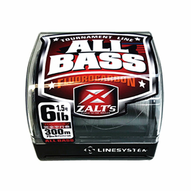 ラインシステム ZALT 039 s ALL BASS(ザルツ オールバス) フロロカーボン 300m 2.5号/10LB ナチュラル L3110G