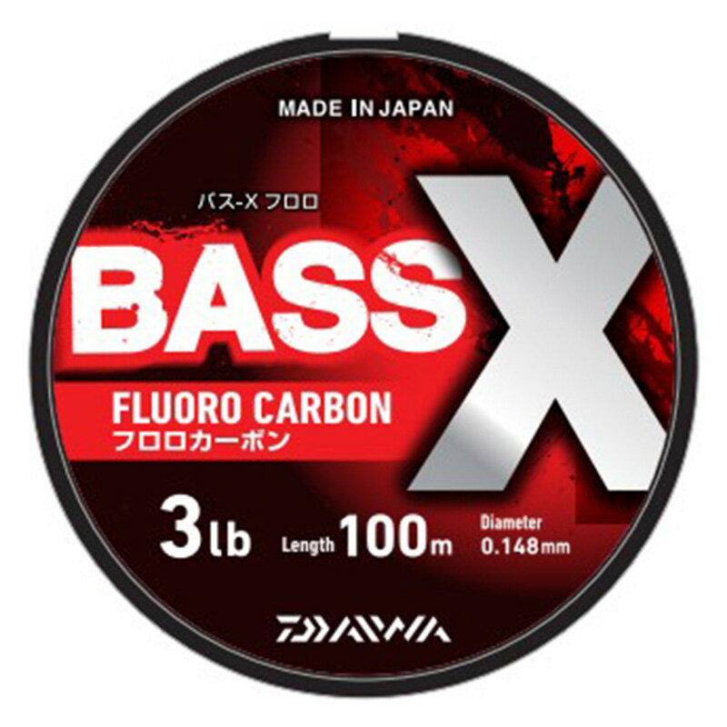 ダイワ(Daiwa) バス-X フロロ 100m 2号/8lb ナチュラル 07303486