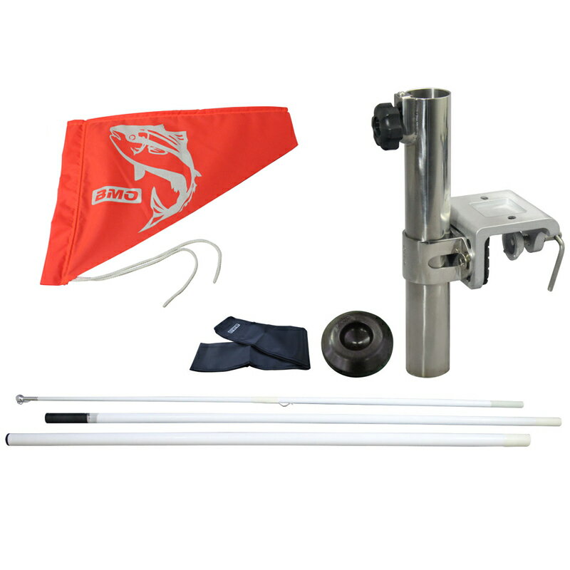 bmojapan(ビーエムオージャパン) コンパクトクランプ式フラッグポールシステム 魚 30Z0053