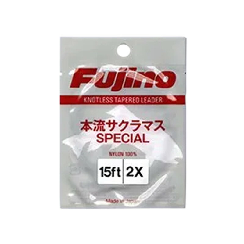 フジノナイロン 本流サクラマスSPECIAL 15ft 01X オリーヴ F-12