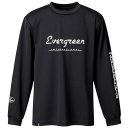 エバーグリーン(EVERGREEN) ドライロングTシャツ Fタイプ M ブラック