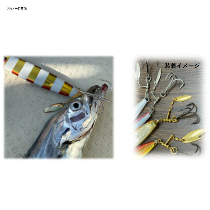 [5月エントリーでP10倍] ハヤブサ (Hayabusa) 釣り具 仕掛け 釣り針 海戦アジ ケイムラフック 3本鈎2セット SE324 10号 ハリス2