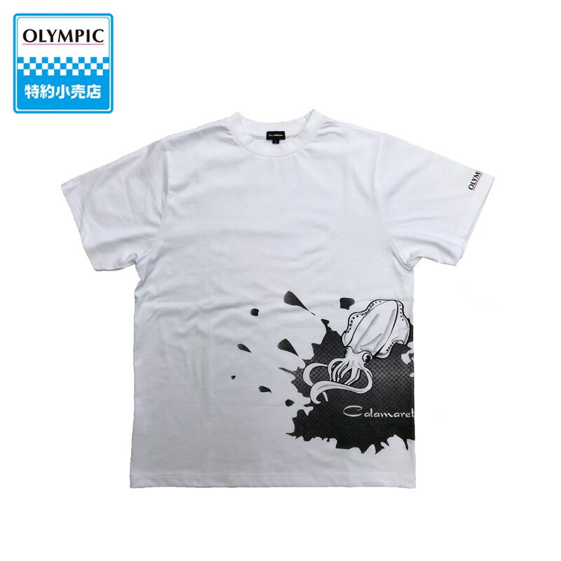 オリムピック(OLYMPIC) カラマレッティー グラフィックTシャツ 2018 M ホワイト