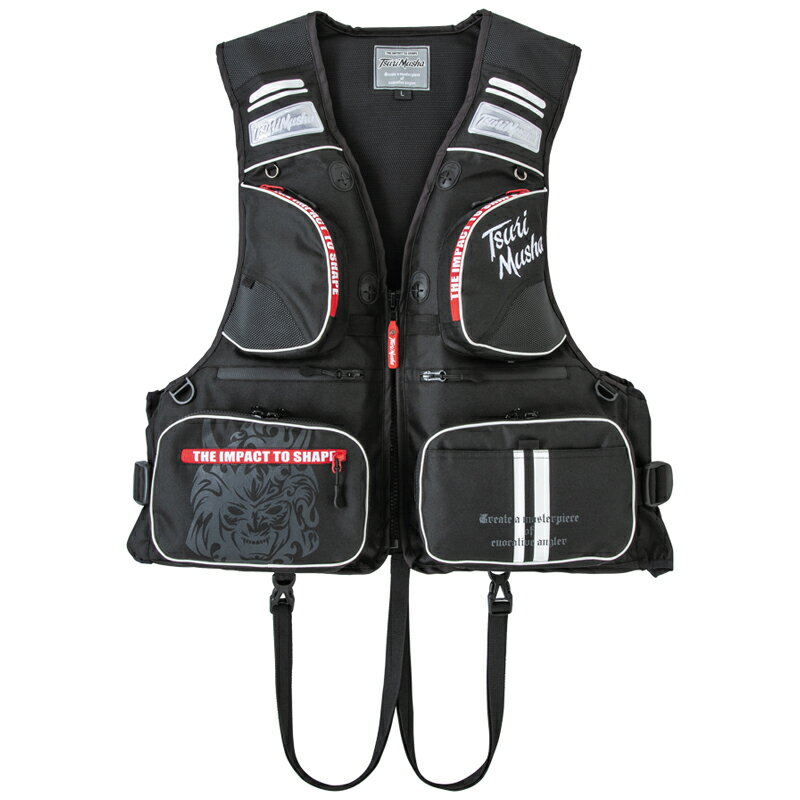 釣武者 Mushaフェイス コーデュラフローティングベスト M