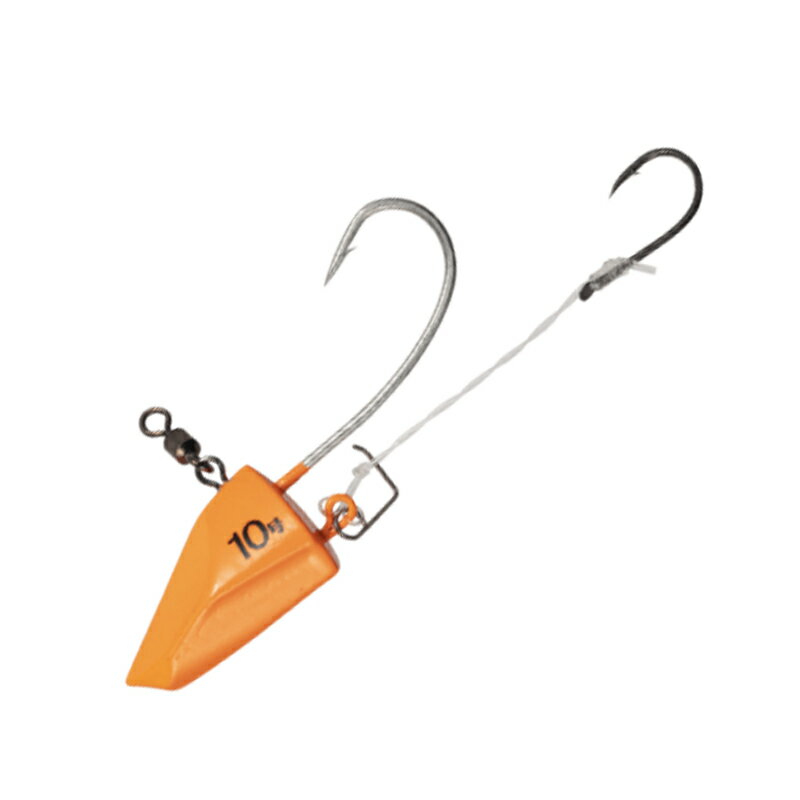 ハヤブサ(Hayabusa) 無双真鯛 貫撃テンヤDT エビズレン仕様 8号 6 UVアピールオレンジ SE104