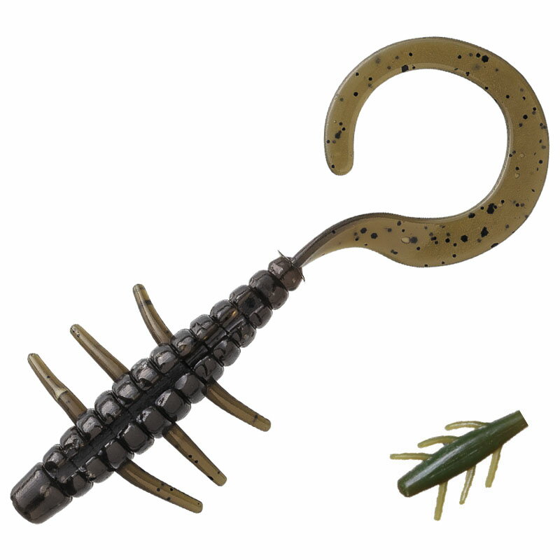 バレーヒル(ValleyHill) EBI CURLY (エビカーリー) 3インチ 19 モーターオイル