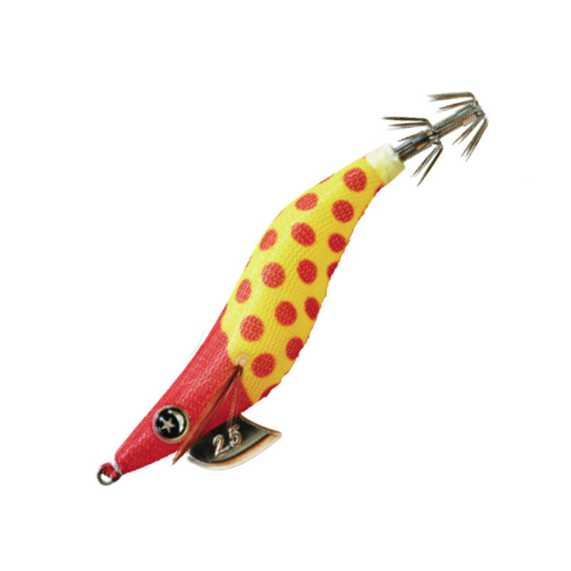 釣研 エギスタ ドロッパー 2.5号 DP-3 夜光赤水玉 80839