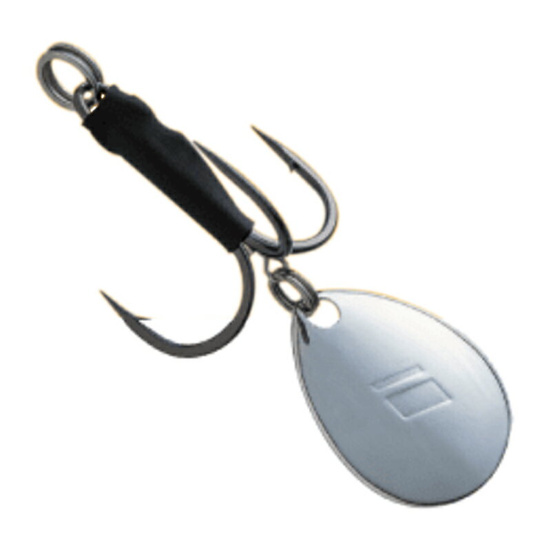 メジャークラフト 簡単ブレードトレブル スロータイプ #6 #002 シルバー