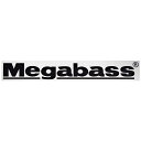 メガバス(Megabass) カッティングステッカー Megabass 15cm ブラック