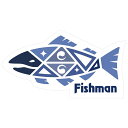 Fishman(フィッシュマン) アミュレットフィッシュ ステッカー 中 ST-000002
