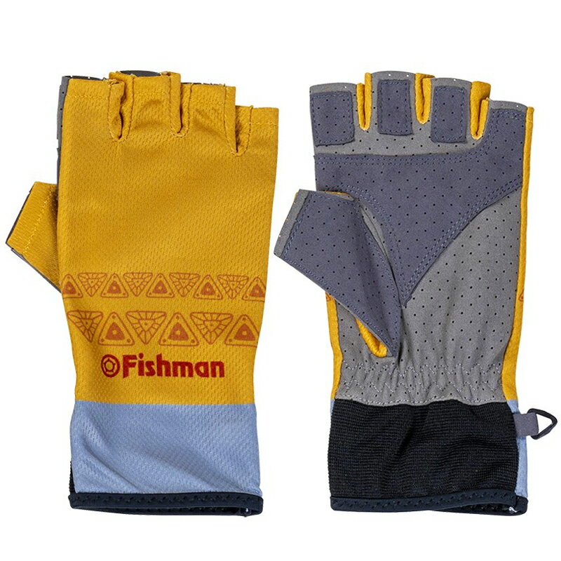 Fishman(フィッシュマン) 夏用5フィンガーレスグローブ XXL オレンジ GB-202105