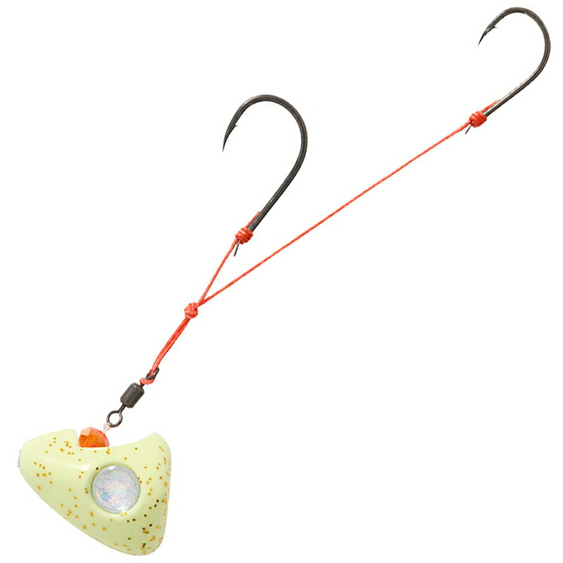 ダイワ(Daiwa) 紅牙遊動テンヤSS 2WAY 25号 グロー×ゴールドフレーク 07347713