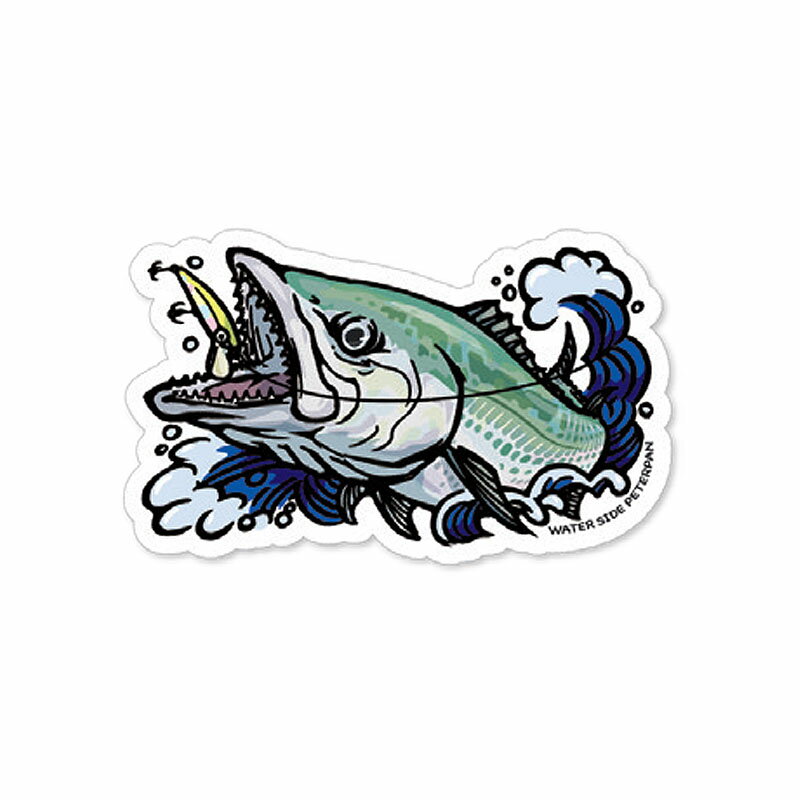 ウォーターサイドピーターパン(WATER SIDE PETERPAN) BITEサワラステッカー R