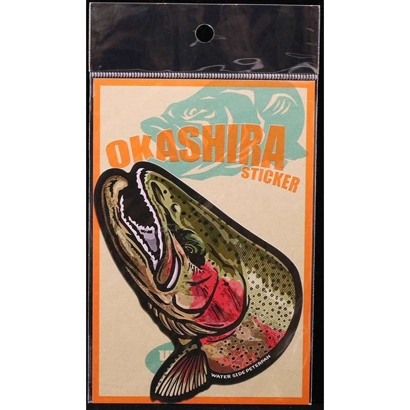 ウォーターサイドピーターパン(WATER SIDE PETERPAN) OKASHIRA ステッカー R ニジマス