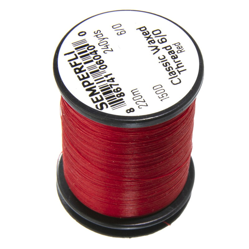 ティムコ(TIEMCO) センパーフライ クラシックワックスドスレッド 6/0 レッド 067000206009