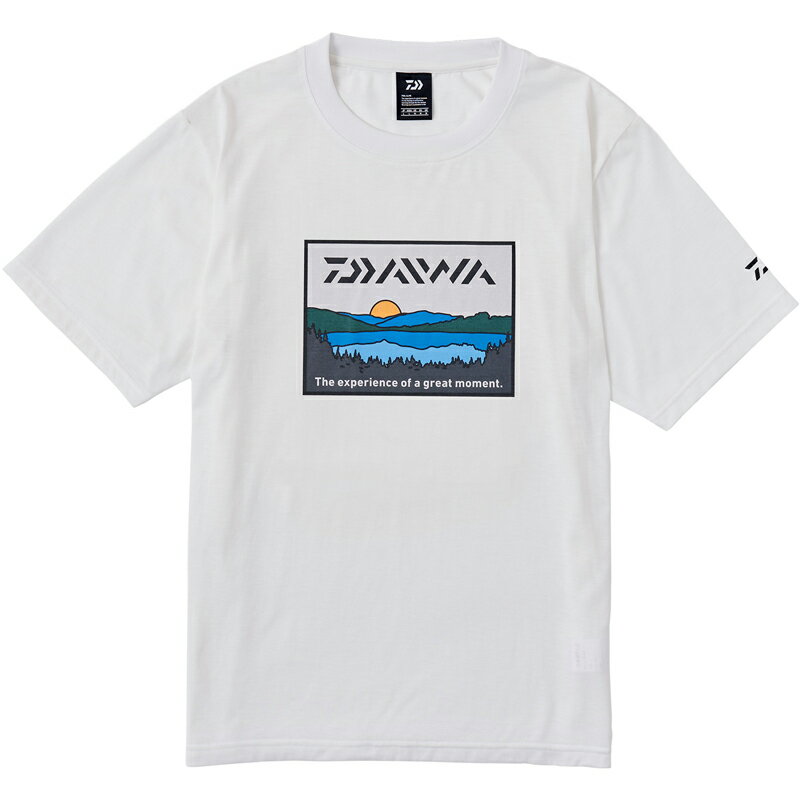 ダイワ(Daiwa) DE-6324 フィッシングネットTシャツ レイクサイド M ホワイト 08335627