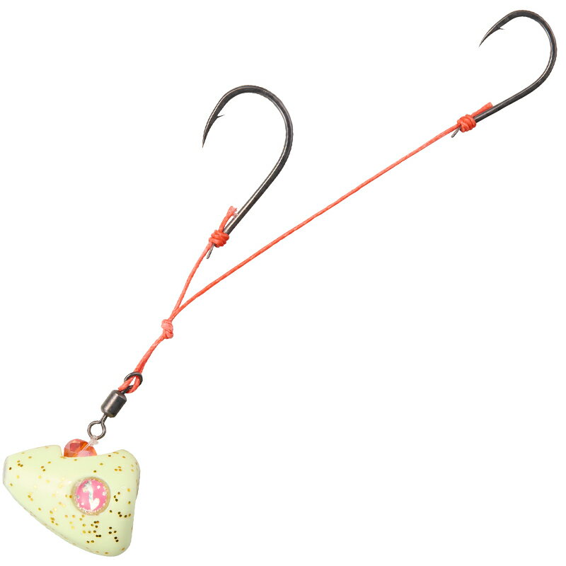 ダイワ(Daiwa) 紅牙遊動テンヤSS TG 2WAY 12号 グロー×ゴールドフレーク 07355189