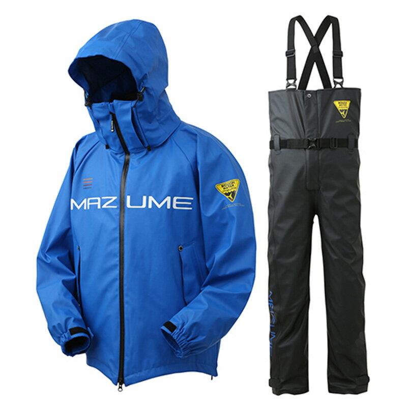 MAZUME(マズメ) mazume ROUGH WATER レインスーツ M ブルー MZRS-774