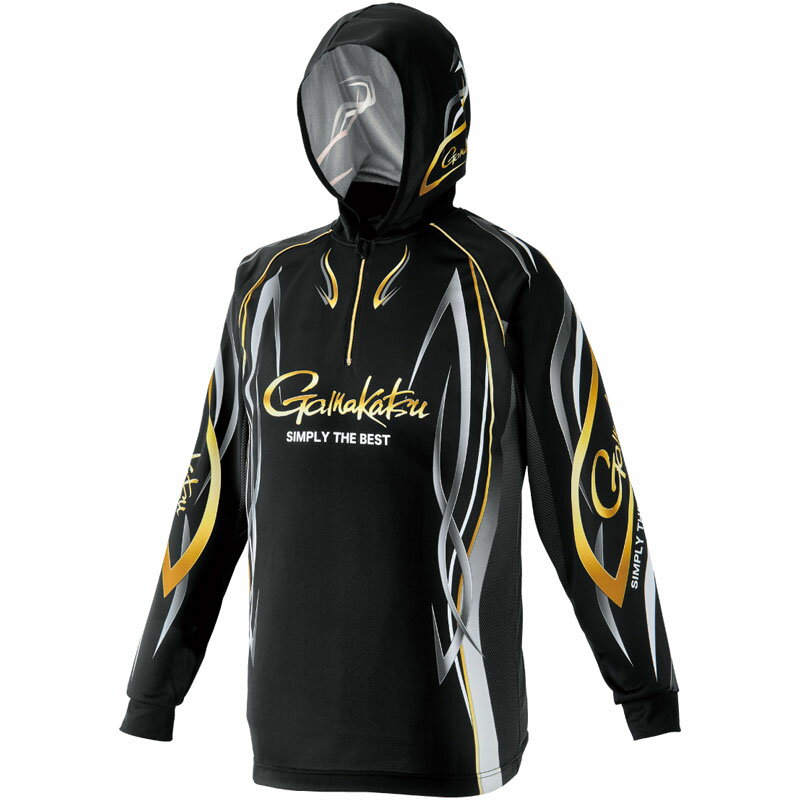 がまかつ(Gamakatsu) GM3736 2WAYプリントジップシャツフーディ 53736 全6サイズ