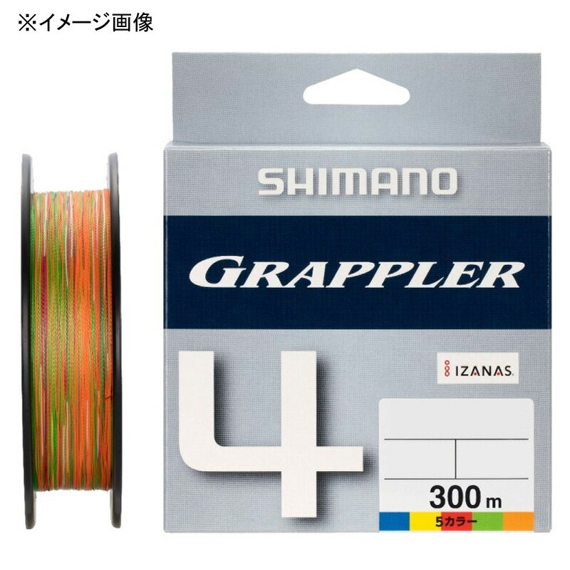 シマノ(SHIMANO) LD-A72W グラップラー 4 PE 300m 1.2号 10M×5カラー 986931