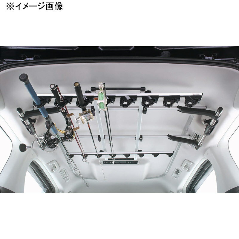 カーメイト(CAR MATE) IF18G ロッドホルダーG デュアル8ワイド シルバー×ブラック IF18G