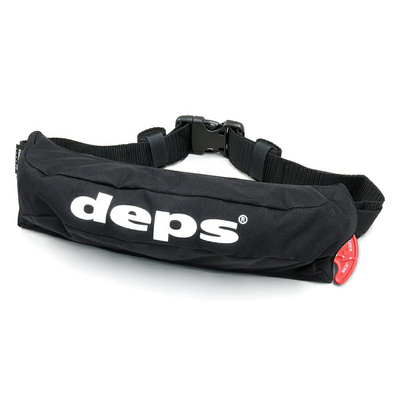 デプス(Deps) DPS-9320RS 自動膨張ライフベルト Aタイプ 遊漁船(釣り船)対応 ブラック