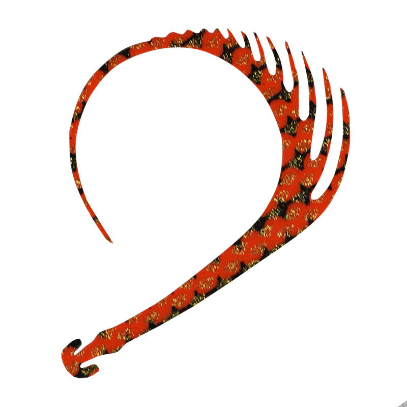 松岡スペシャル GIZA BITE(ギザ バイト) 120 ゼブラ濃いオレンジゴールドラメ