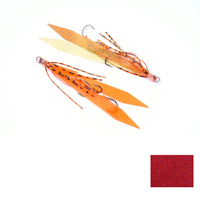 宮一釣漁具 桜一(オウカ) スペアユニット 大鯛ストレート 3本鬼掛け #16 ワインレッド