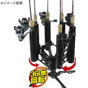 【予約:9月入荷予定】 OGK(オージーケー) リボルバーロッドスタンド 7本用 OG4687