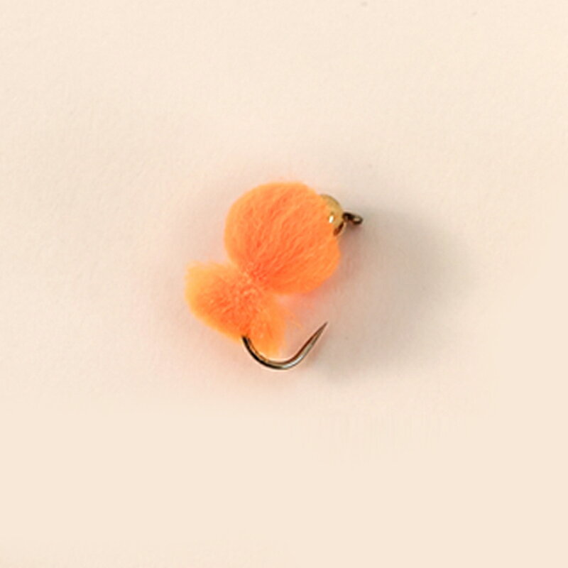 TURINGMONKEY(ツリモン) TM完成フライ タコエッグ #1 ホットオレンジ